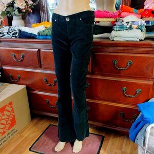 Black Corduroy Bell Bottom Jeans